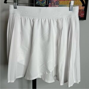ALO Yoga White Tennis Skirt
